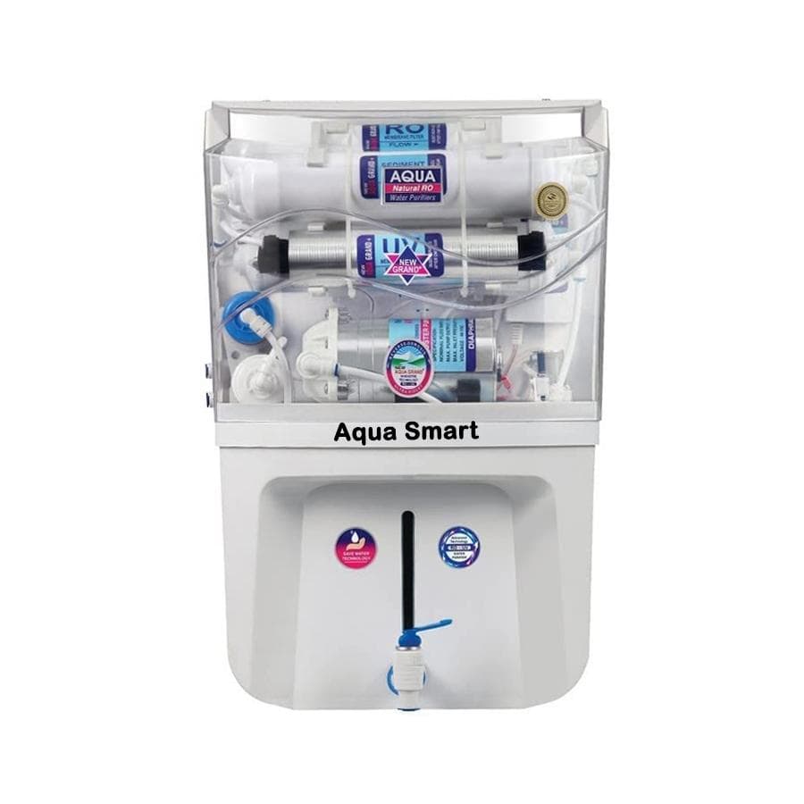Aqua Smart Grand Plus RO+ UV+ TDS Contoller+ Copper+Alkaline Water Purifier 10L
