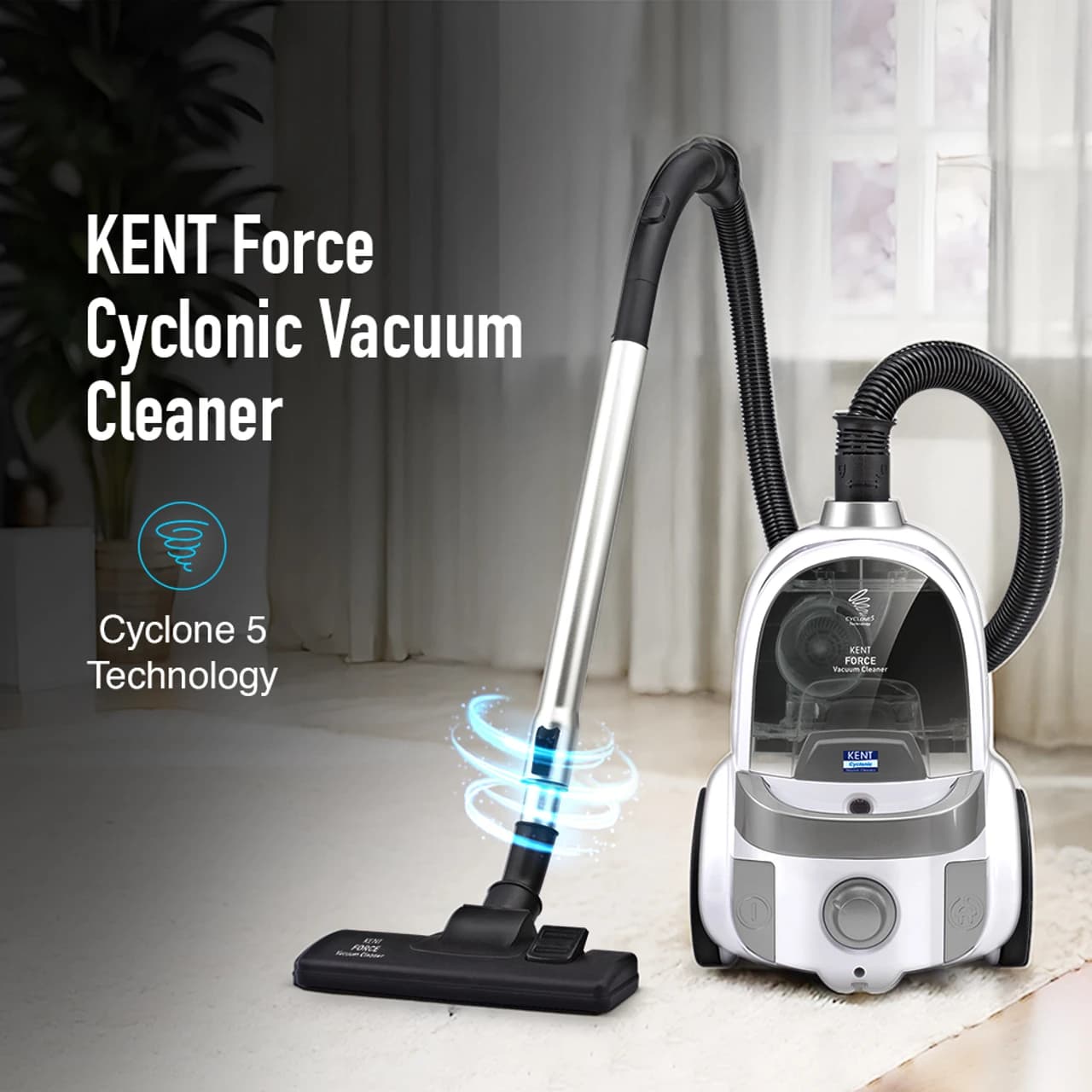 KENT Force Cyclonic Vacuum Cleaner (KSL-160)